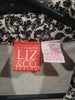 Vintage Liz Claiborne Liz & Co Petite Medium Animal Leopard Print Long Sleeves Shirt