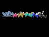 2015 Power Rangers Dino Supercharge 6 Figures Gold Pink Black Green Blue Wrench