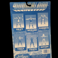 1995 Justoys Youngblood Image Rob Liefeld Sealed Vogue Bend-Ems Figure w/Comic