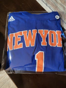 Adidas New York Knicks Amare Stoudemire #1 Mens XL NBA Basketball Blue T-Shirt