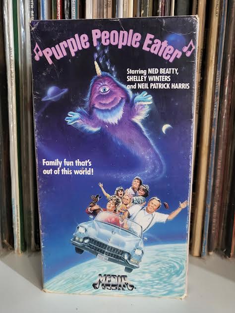 Purple People Eater VHS Movie Tape - Ned Beatty Shelley Winters Neal Patrick-Harris