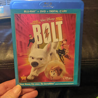Walt Disney Bolt - Blu-Ray/DVD/Digital Copy - John Travolta - Miley Cyrus