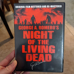 Night Of The Living Dead Original George A. Romero Film DVD Restored/Remastered