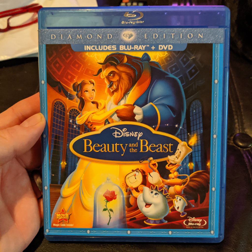 Walt Disney Beauty and the Beast - 2 DVD Blu-Ray Set