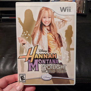 Nintendo Wii Hannah Montana Spotlight World Tour CIB w/Manual