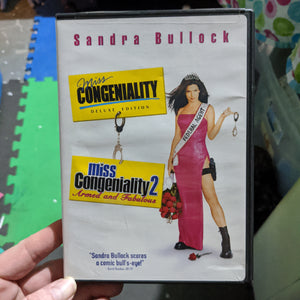 Miss Congeniality & Miss Congeniality 2 Double Movie Single DVD Sandra Bullock