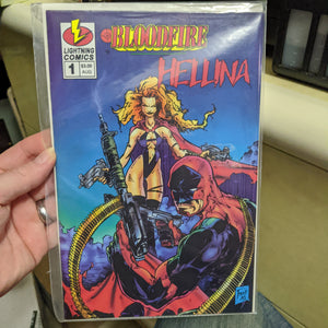 Bloodfire Hellina #1 - Lightning Comics (Cover 1D Blue Edition) 1995
