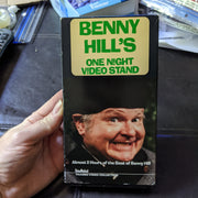Benny Hill's One Night Video Stand HBO Video VHS Tape 115 minutes Thames