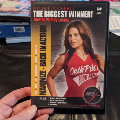 Jillian Michaels The Biggest Winner Maximize Back Action Exercise DVD