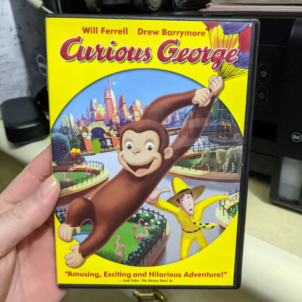 Curious George DVD - Will Ferrell - Drew Barrymore