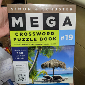 Simon & Schuster Mega Crossword 300 Puzzle Book #19 (2019)