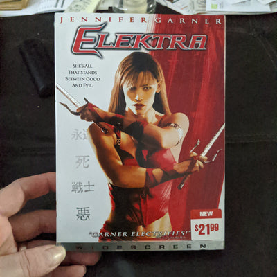 Elektra Widescreen DVD with Slipcover & Insert - Marvel - Jennifer Garner
