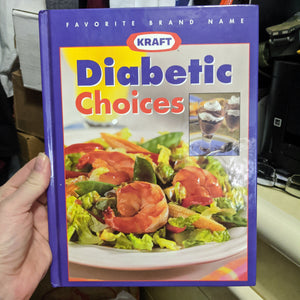 Kraft Diabetic Choices Full Color Recipes Cookbook Diabetes (2000) Hardcover Book