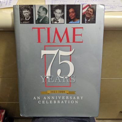 Time 75 Years 1923-1998 Anniversary Celebration Hardcover Book w/Slipcover