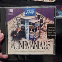 Microsoft Cinemania '95 & Bookshelf '95 CD-Rom Discs CD PC Microsoft Home
