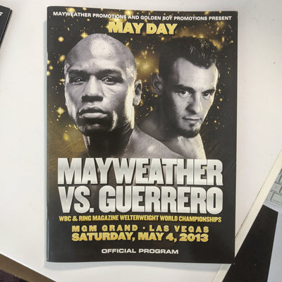 Floyd Mayweather vs. Robert Guerrero May 4, 2013 Official Boxing Program NEW