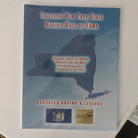 Inaugural New York State Boxing Hall Of Fame Program 2012 With Inserts