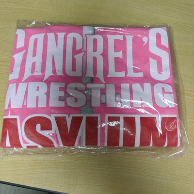 GWA Gangrel Wrestling Asylum MEDIUM Pink Tank Top Pre-Shrunk 50/50 Blend BAGGED w/Tag