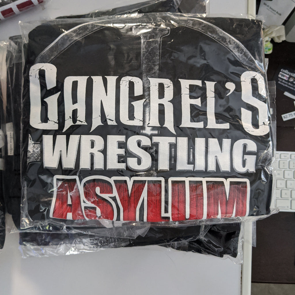 GWA Gangrel Wrestling Asylum Performance Sleeveless T-Shirt Black Polyester