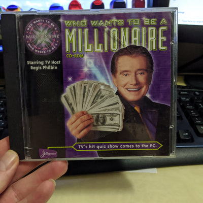 Who Wants To Be A Millionaire Disney Interactive PC-Rom CD Videogame