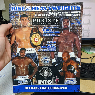 Boxing Program - Rise of the Heavyweights 8/24/10 Timur Ibragamov / Luis Ortiz