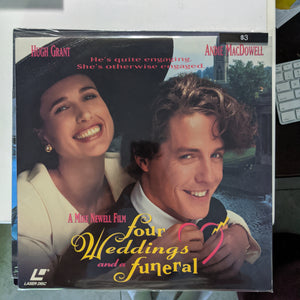 Four Weddings And A Funeral Laserdisc Hugh Grant Annie MacDowell