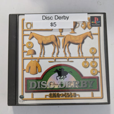 Playstation 1 PS1 JAPAN - Disc Derby Horse Racing Videogame Game CIB