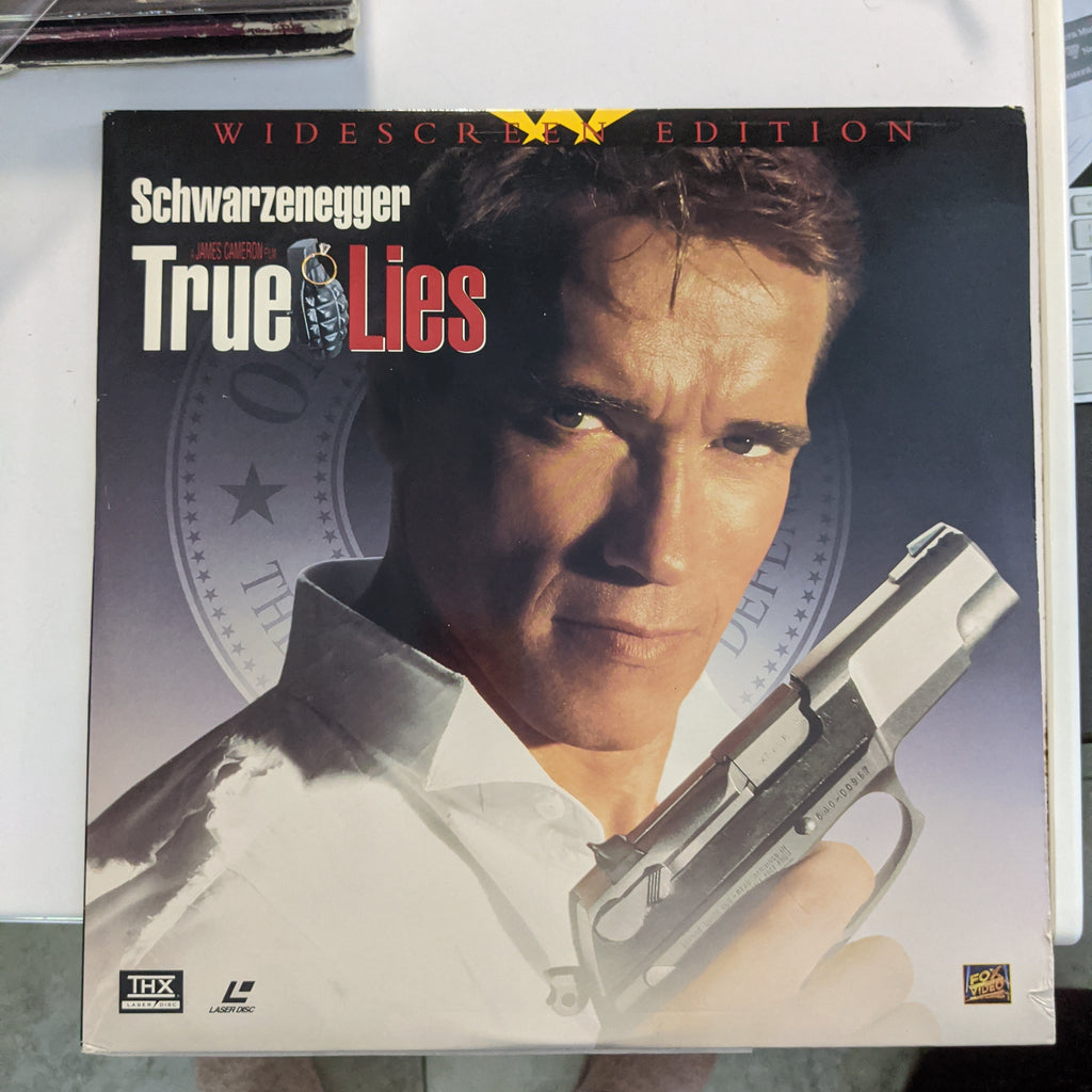 True Lies Gatefold 2 Disc Widescreen Laserdisc - Arnold Schwarzenegger
