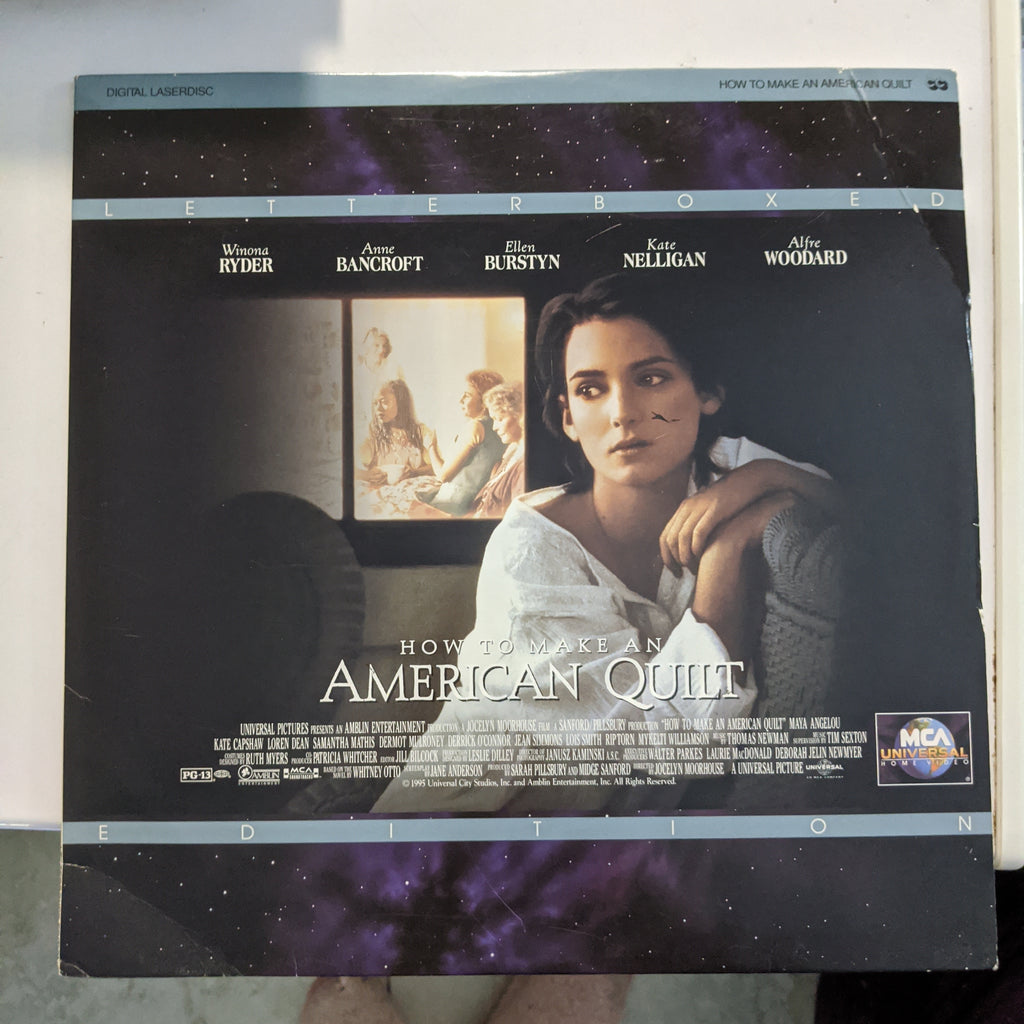 How To Make An American Quilt Laserdisc Letterbox - Winona Ryder