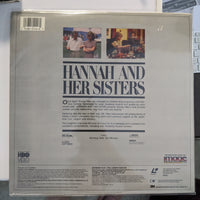 Hannah And Her Sisters Laserdisc - Woody Allen Mia Farrow Michael Caine