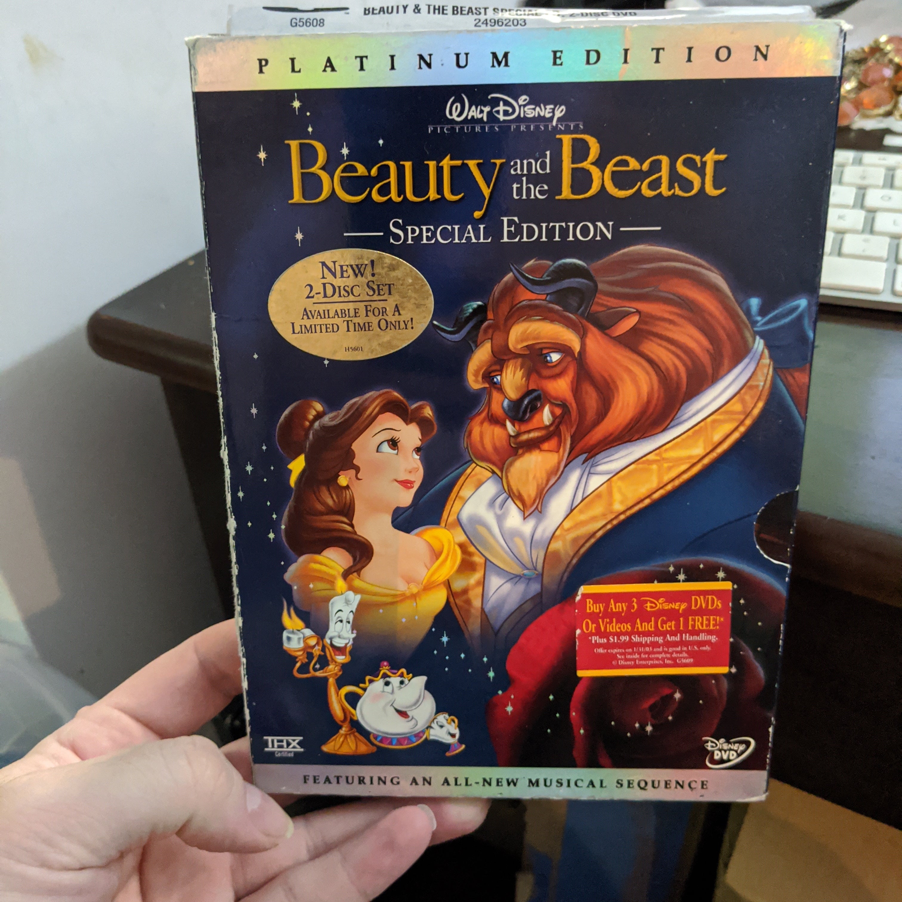 Walt Disney Beauty and the Beast Special Platinum Edition 2 DVD