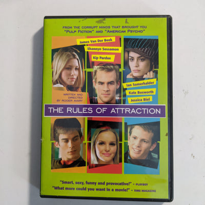 The Rules Of Attraction DVD (2002) James Van Der Beek Ian Somerhalder
