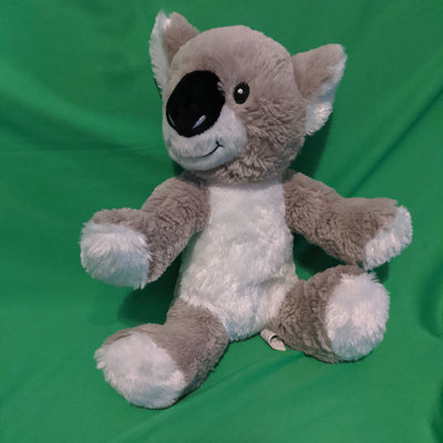 Koala Bear Plush Stuffed Animal Gray White 11