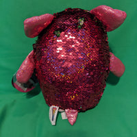2018 Shimmeez Reversible Sequin 9" Piglet Plush Doll New With Tag NWT Stuffed