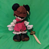 Walt Disney Parks 11" Pirates of the Caribbean Minnie Mouse Plush Doll w/Sword
