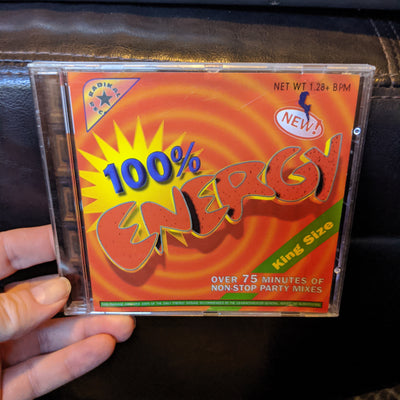 100% Energy King Size Non-Stop Party Mixes Music CD (1994) Various Artists