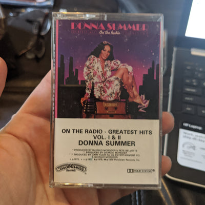 Donna Summer On The Radio Greatest Hits Volume 1 & 2 Cassette Tape (1979) Disco