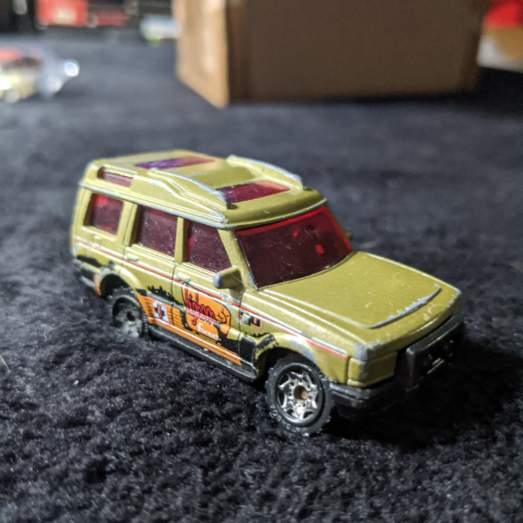 2000 Matchbox Storm Watch Chaser Green Land Rover Discovery 4x4 Die-Cast Car SUV