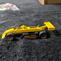 1982 Hot Wheels Yellow Zap Racing Yellow Race Die-Cast Car