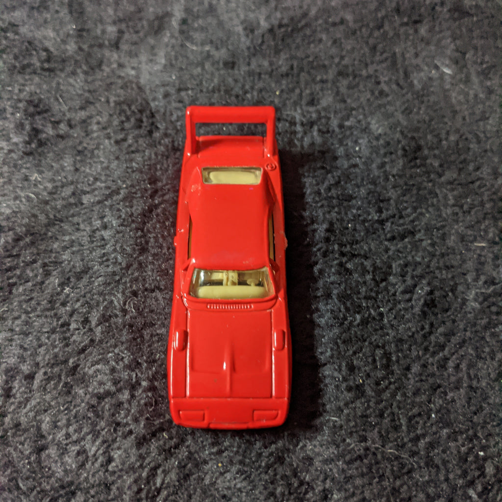 1995 Hot Wheels 1st Edition 3/12 #382 Dodge Charger Daytona Red Die-Cast Car