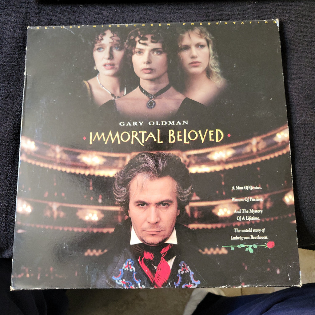 Immortal Beloved Widescreen Laserdisc Gary Oldman Isabella Rossellini Beethoven