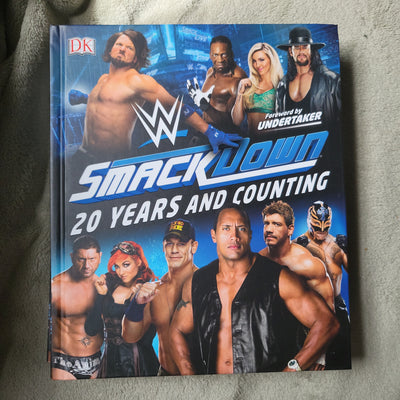 WWE Smackdown 20 Years and Counting Hardcover Book NEW