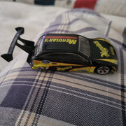 2001 Hot Wheels First Edition Ford Focus Megulars Wax Drag Racer Black/Yellow Car