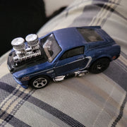 2002 2003 Hot Wheels First Edition #046 Loose Blue 1968 Ford Mustang