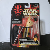 Star Wars Episode 1 Sith Accessory Set - Action Figure Toy Parts NEW SEALED