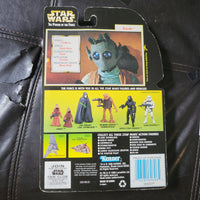 Star Wars Power of the Force POTF Sealed Green Holo Card Greedo Action Figure