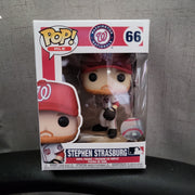 Funko Pop MLB #66 Washington Nationals Stephen Strasburg White Uniform Figure