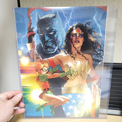 Joshua Middleton DC Comics Wonder Woman/Batman/Robin Art Print 10