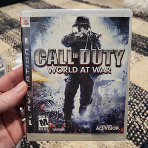 Playstation 3 PS3 Call of Duty World At War Activision Treyarch Sony Videogame CIB