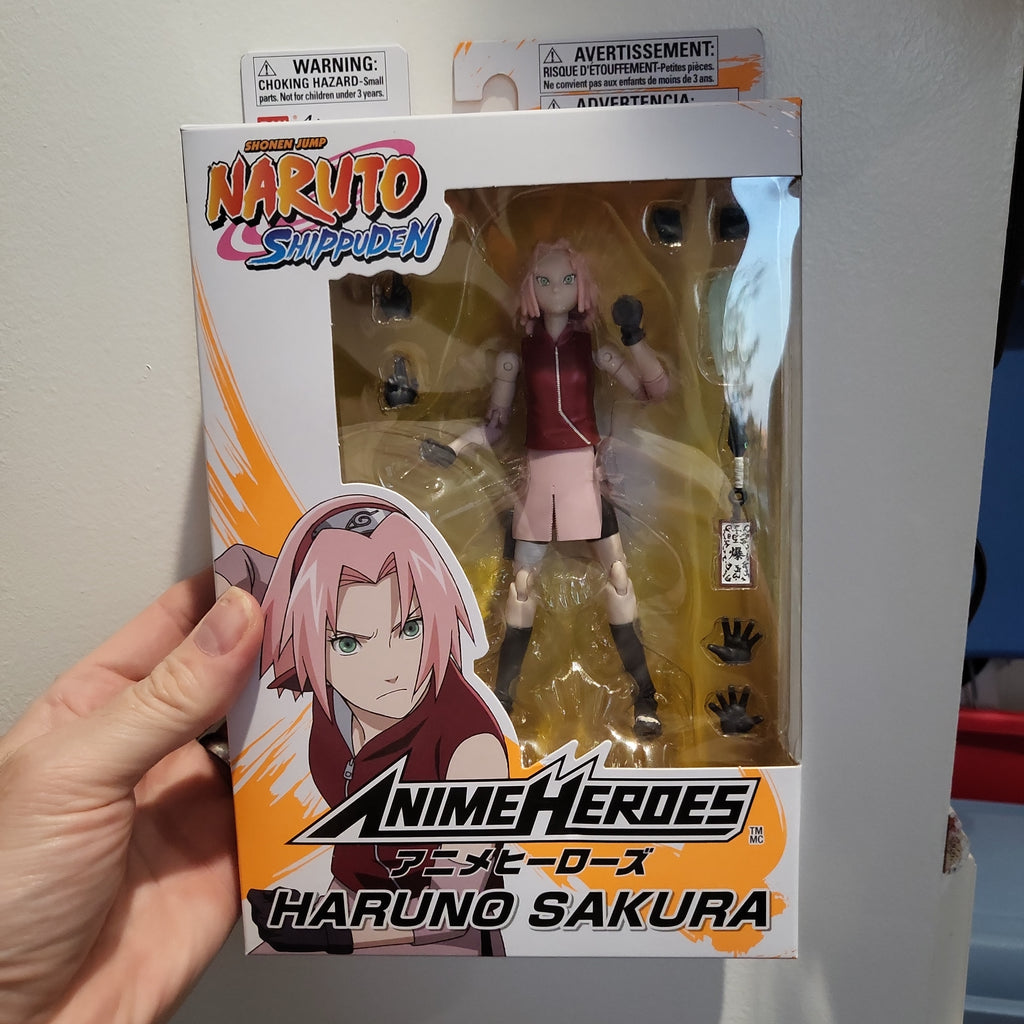 Anime Heroes Naruto Shippuden Bandai Haruno Sakura Figure SEALED